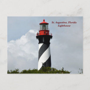 Historic St. Augustine, Florida lighthouse Holiday Postcard