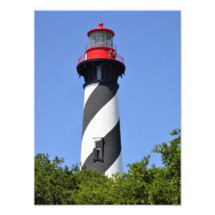 Historic St. Augustine, Florida Lighthouse Photo Print