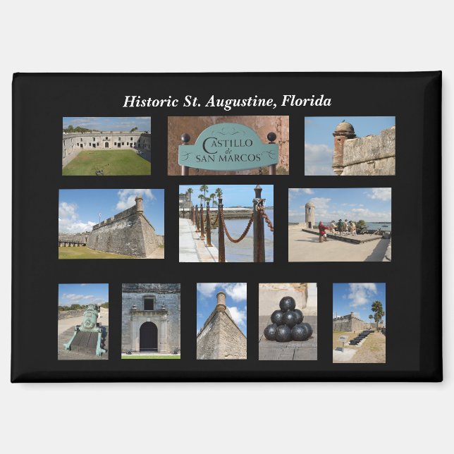 Historic St. Augustine, Florida Magnet (Front)