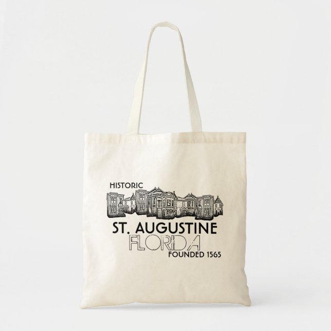Historic St. Augustine Florida old town bag (Front)