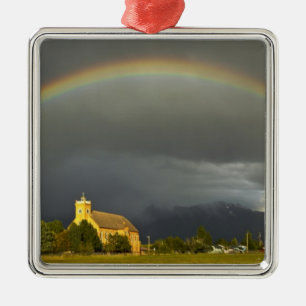 Historic St Ignatius Mission in St Ignatius, 2 Metal Tree Decoration