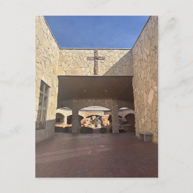 Historic Stone Courtyard Postcard (Front)