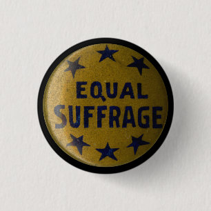 Historic Suffragette Pin Commemorative button