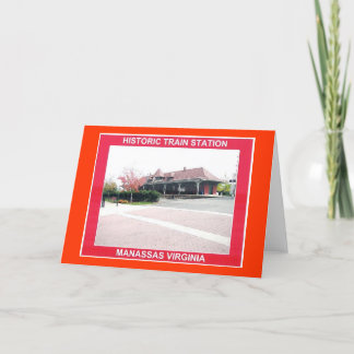 HISTORIC TRAIN STATION CARD