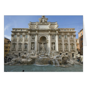 Historic Trevi Fountain in Rome, Italy