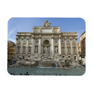 Historic Trevi Fountain in Rome, Italy Magnet