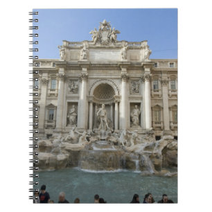 Historic Trevi Fountain in Rome, Italy Notebook