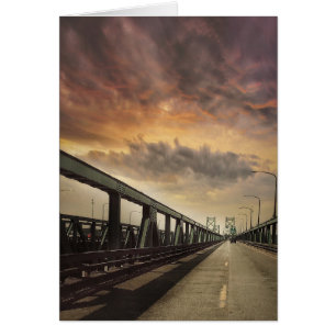 Historic Twin Bridges Over the Mississippi River