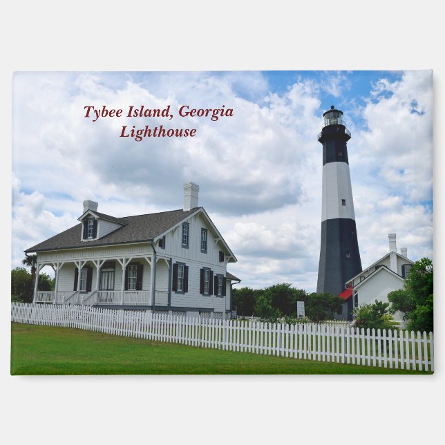Historic Tybee Island Lighthouse Magnet (Front)