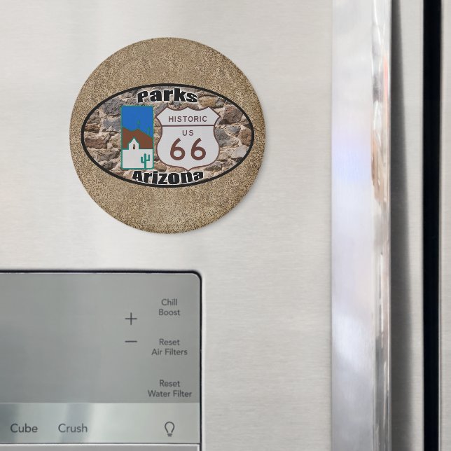 Historic US Route 66 Parks Arizona Magnet (In Situ (Fridge))