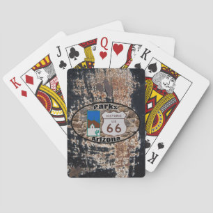 Historic US Route 66 ~ Parks, Arizona Playing Cards