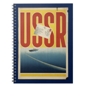 Historic Vintage USSR Travel Poster Notebook