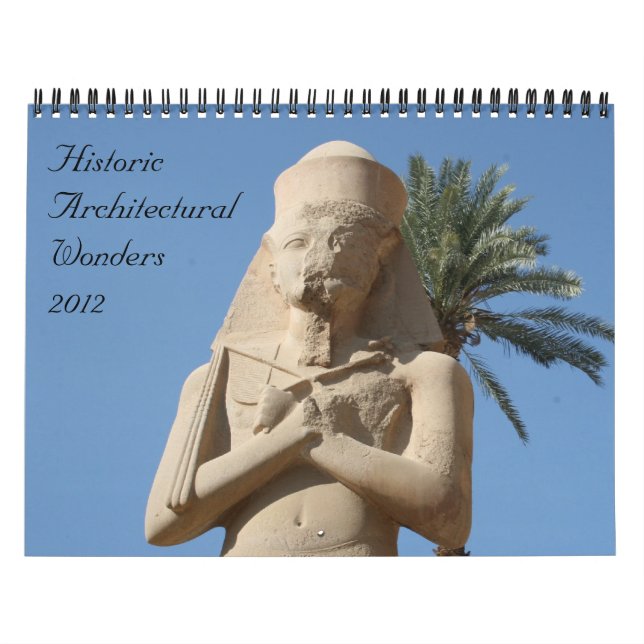 historic wonders 2012 calendar (Cover)
