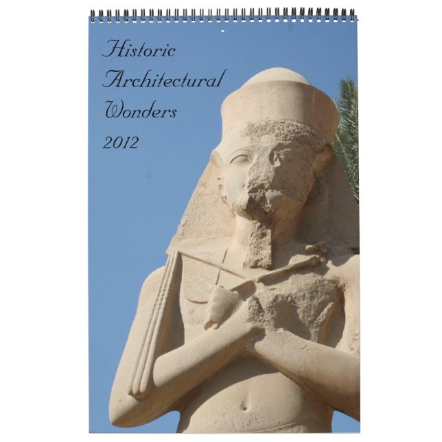historic wonders calendar 2012 (Cover)