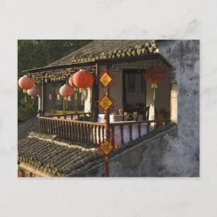 Historic Zhouzhuang Water Village, Zhouzhuang, Postcard
