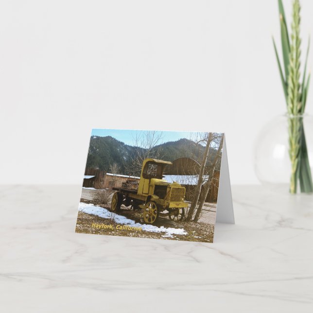 Historical 1912 Truck....... Card (Front)