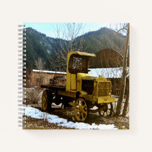 Historical 1912 utility truck...... notebook