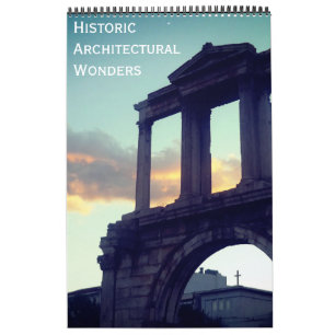 historical architectural wonders calendar