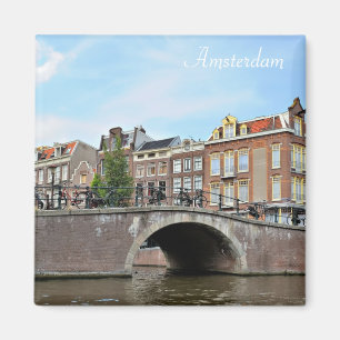 historical area of Amsterdam, Netherlands Magnet