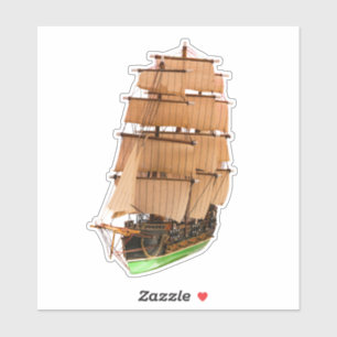 Historical Barque Sailing Ship