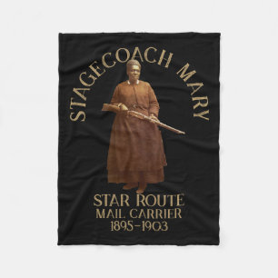 Historical Black Women African American Feminist Fleece Blanket