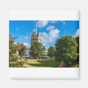 Historical building in Rostock Magnet