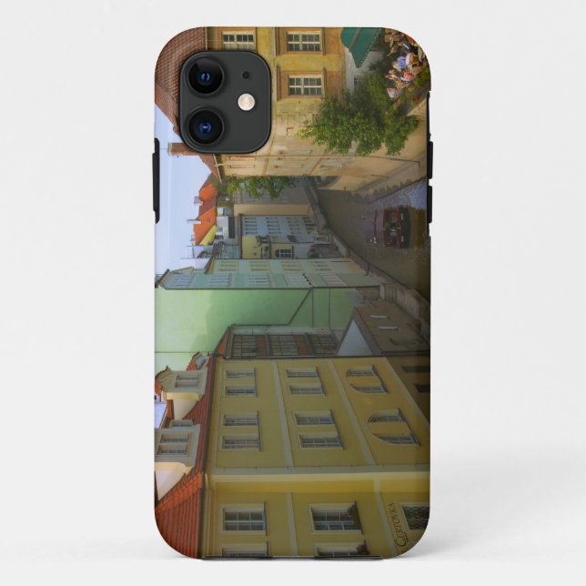 Historical buildings with canal, Prague, Czech Case-Mate iPhone Case (Back)