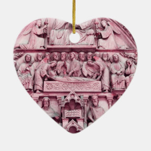 Historical, Christian sculptures Notre Dame Paris Ceramic Ornament
