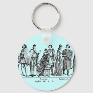 Historical Costumes Key Ring