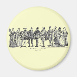 Historical Costumes Magnet