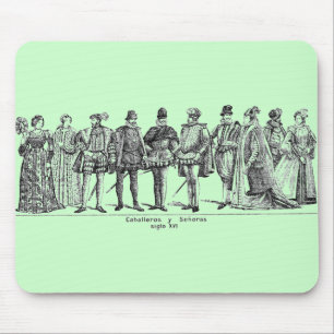 Historical Costumes Mouse Pad