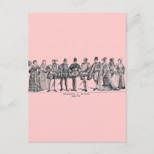 Historical Costumes Postcard
