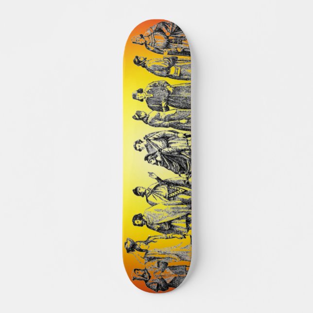 Historical Costumes Skateboard (Front)