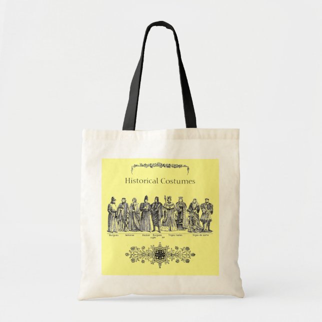 Historical Costumes Tote Bag (Front)
