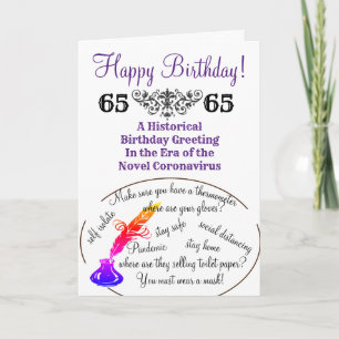 Historical Covid-19 Time Capsule card