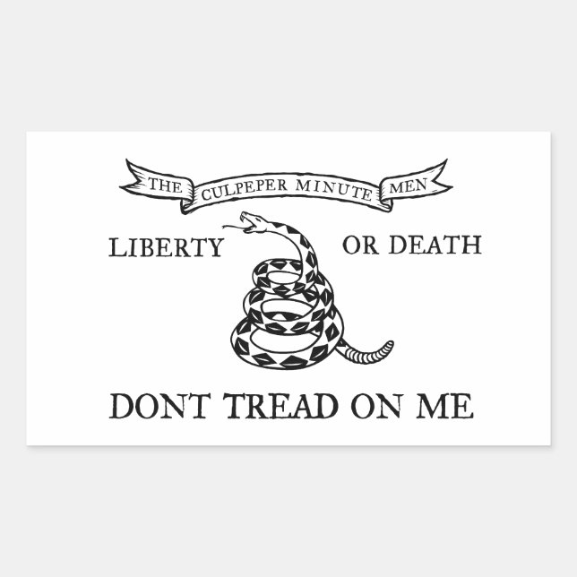 Historical Culpeper Flag Sticker sets (Front)