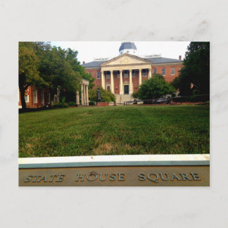 Historical Downtown Annapolis Maryland Postcard