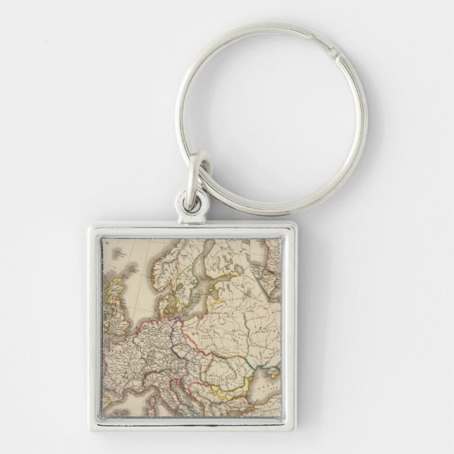 Historical Europe Key Ring (Front)