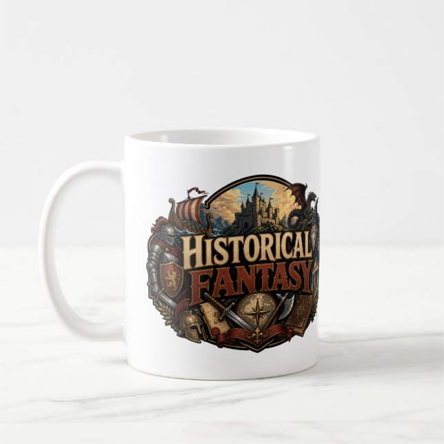 Historical Fantasy Coffee Mug (Left)