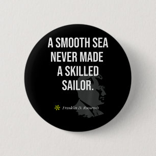 Historical Figure Inspirational Quote Birthday 6 Cm Round Badge
