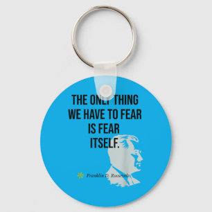 Historical Figure Inspirational Quote Birthday Key Ring