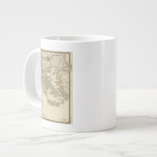 Historical Greece, Paris atlas map Large Coffee Mug
