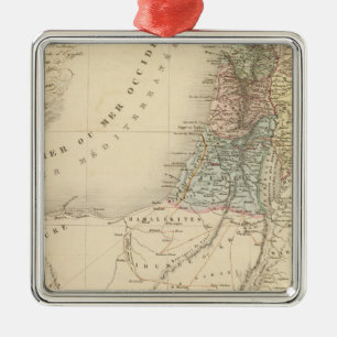 Historical Jerusalem, Palestine Metal Tree Decoration