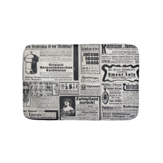 Historical Kiev: 1917 Newspaper Illustration Bath Mat