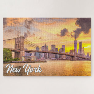 Historical Manhattan, New York, USA Jigsaw Puzzle