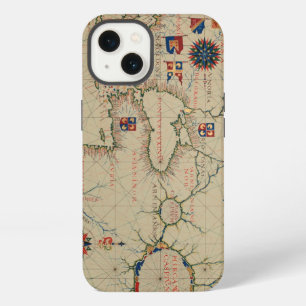 Historical Map of the Caucasus- Heavy Duty iPhone 13 Case