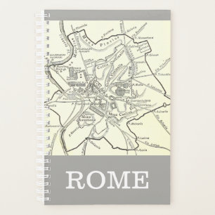 Historical Map of the City of Rome Planner