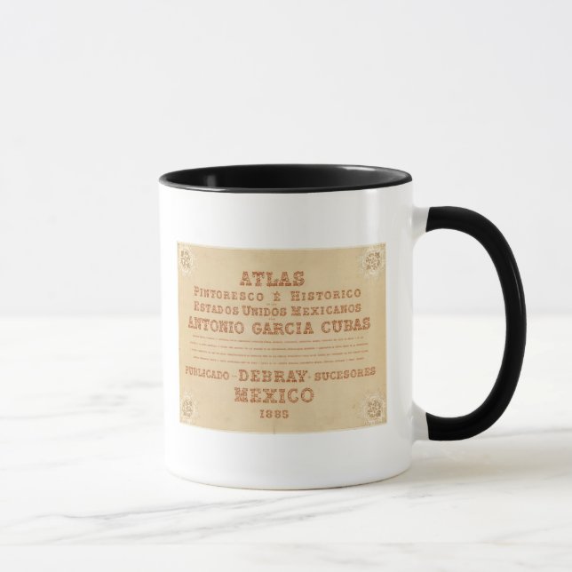 Historical Map Title Page Mug (Right)
