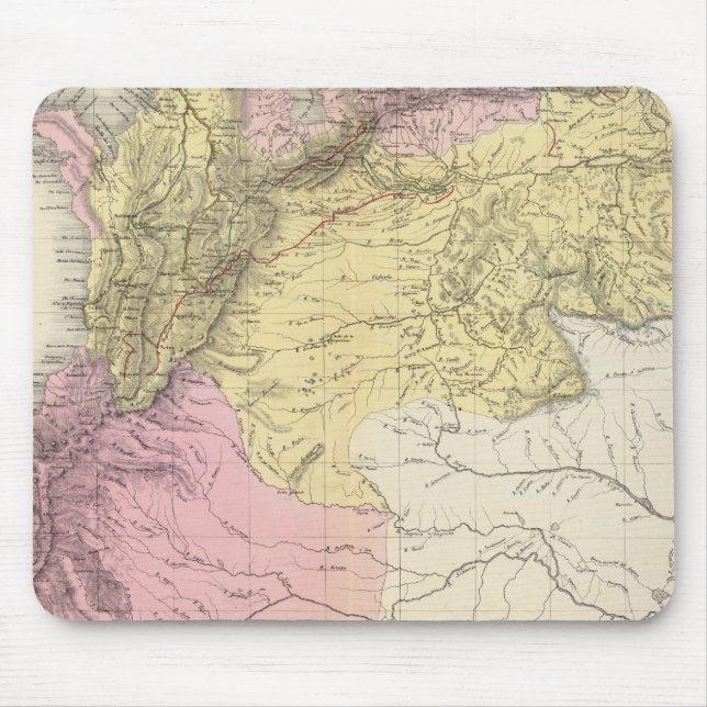 Historical Military Maps of Venezuela Mouse Pad (Front)