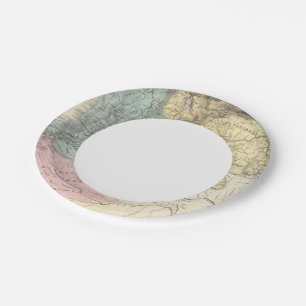Historical Military Maps of Venezuela Paper Plate